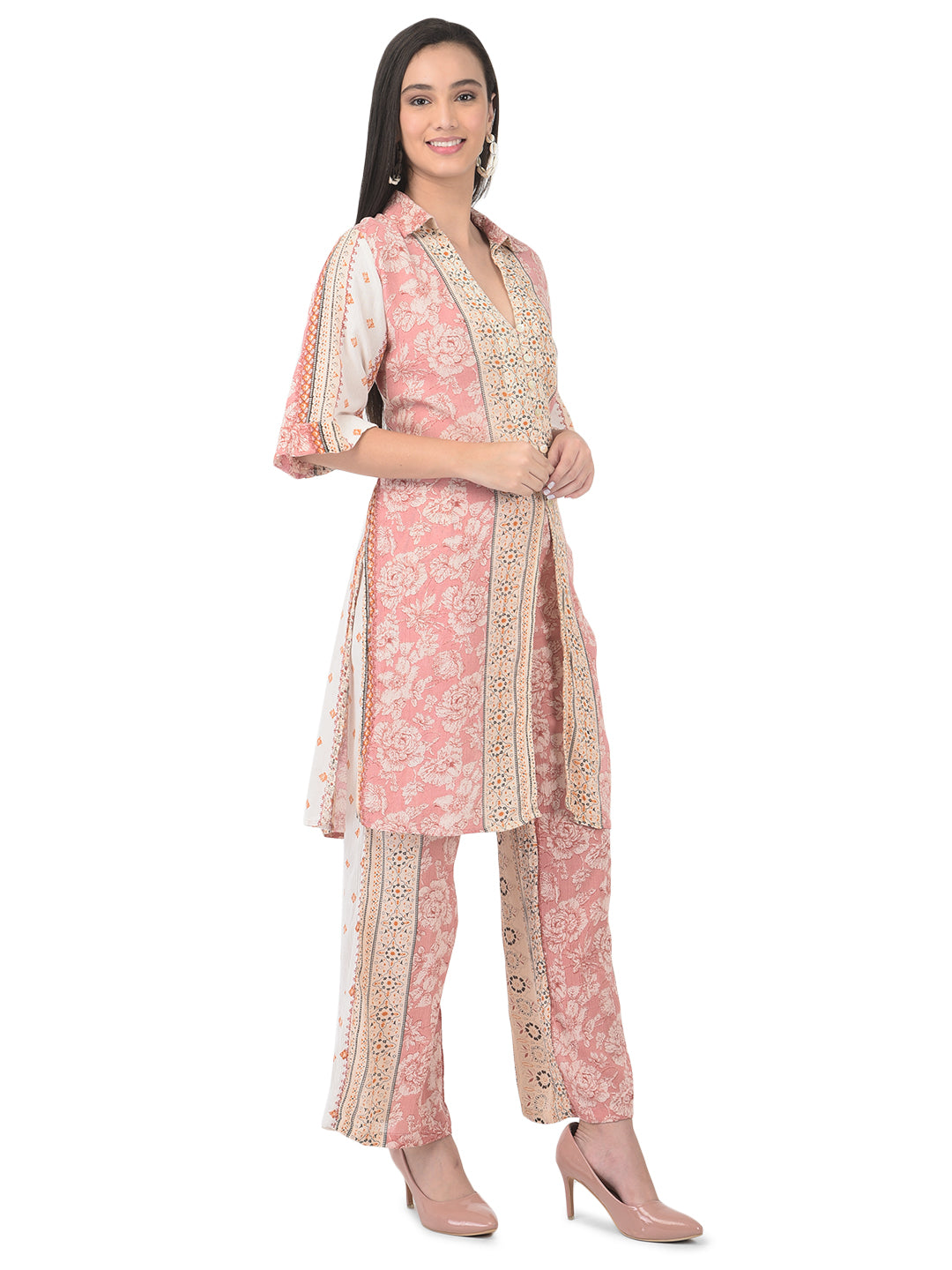 Printed Shirt With Trousers