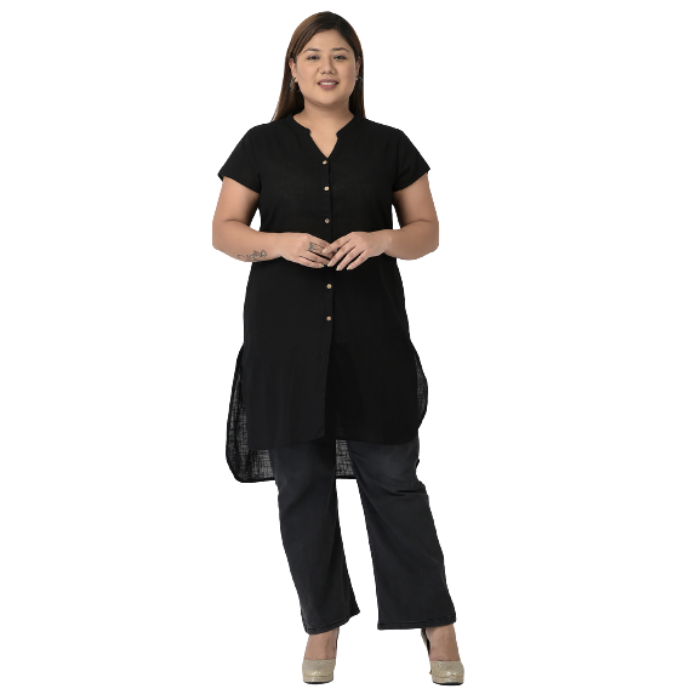 Women Black Kurta