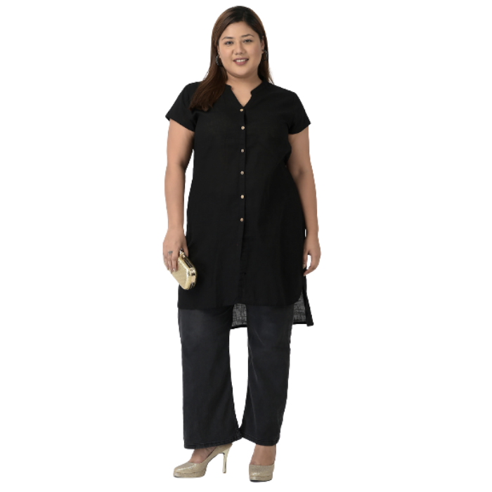 Women Black Kurta