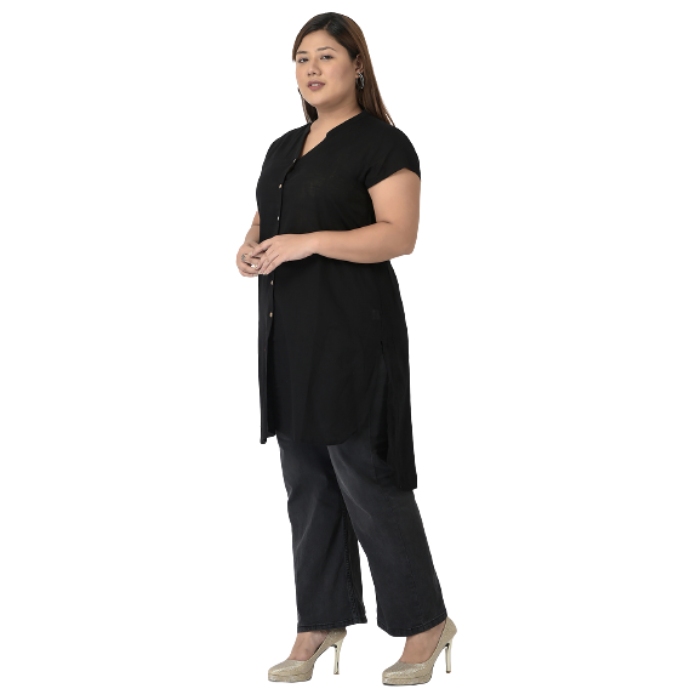 Women Black Kurta