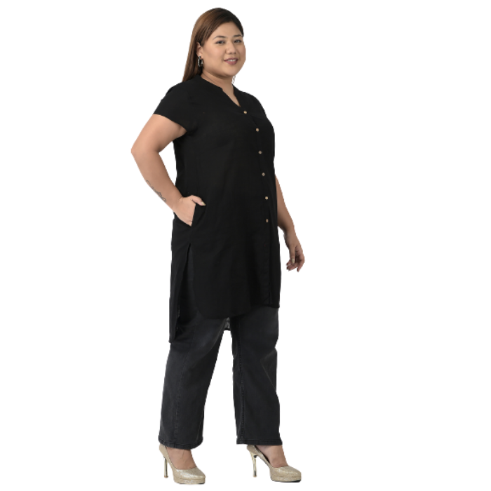 Women Black Kurta